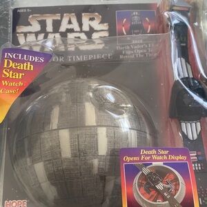 Star Wars Gray Death Star Timepiece rare vintage collectible